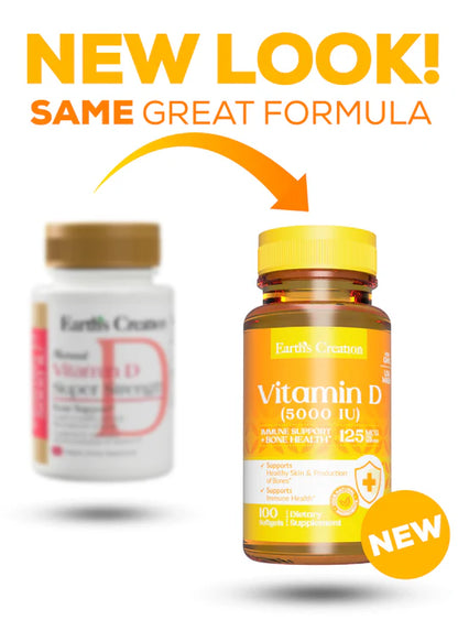 Vitamin D 5000 IU Immune & Bone Health